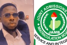 Man relieved after seeing JAMB result of cousin he promised land if she scores 300