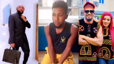 E-Money gets online troll arrested over allegations about him and Jnr Pope’s wife
