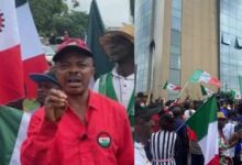 NLC president leads protest at NERC headquarters over electricity tariff hike