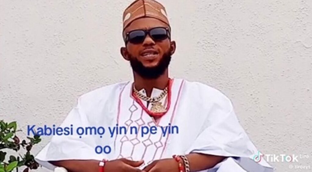 Ooni of Ife disowns man claiming to be his biological son in viral video