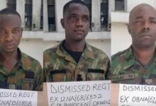 Nigerian Army dismisses three soldiers over armed robbery, kidnapping