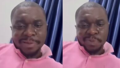 Man sheds hot tears because lady he trained in school married another guy